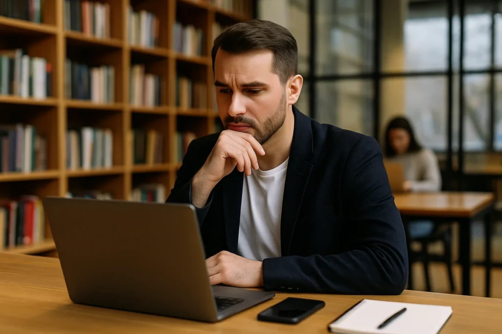 Professionnel analysant des données marketing pour appliquer la méthode AIDA à ses campagnes